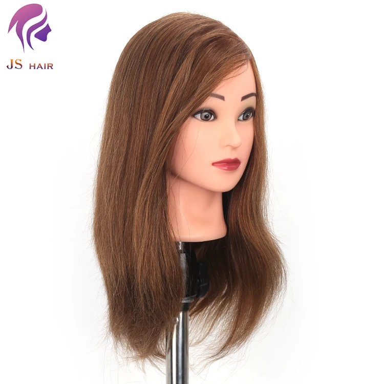 

100% Real Natural Hair Dummy Head Manequin Hair,cabeca de boneca para penteado Manikin Doll Head for Hairstyle