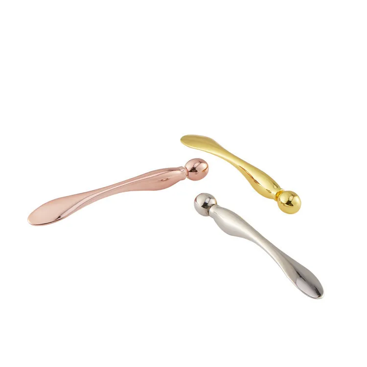 

Metal Eye Cream Applicator, Massage Wand Stick, Facial Mask Spatula (Gold, Rose Gold,Black)