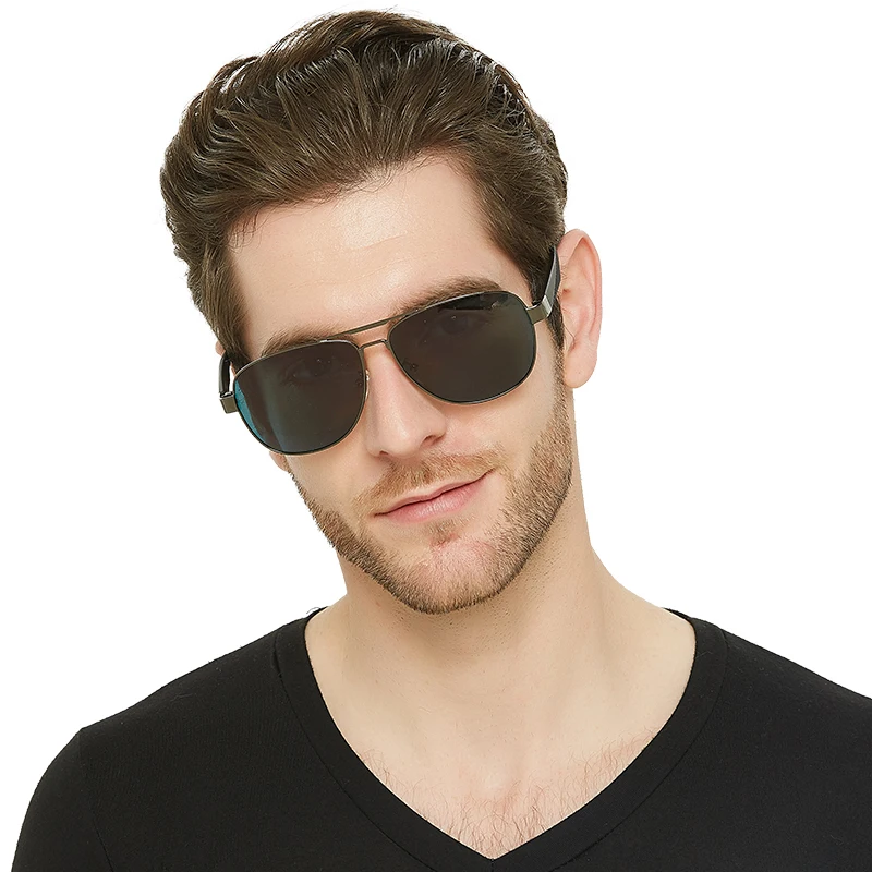 

Kingland Pilot Metal Sun Glass Mirror 2020 New Arrival High Quality Man Sunglasses Polarized