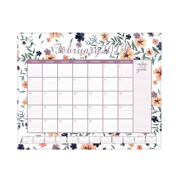 

Custom Amazon Hot Sell 2019 Tear Off Calendar Notepad Printing Office Desk Table Wall Plannealendar Organizer, As per picture or as per requirement