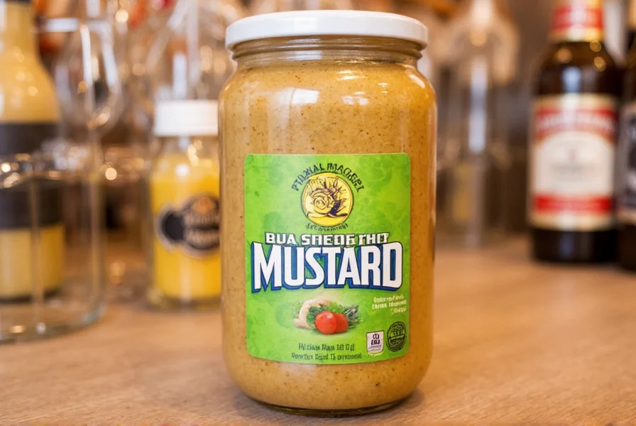 Beer Mustard Bottle