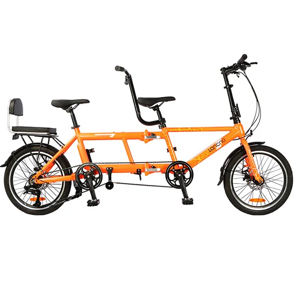 

20 Inch Double Folding Bike Alloy Frame Family Bicycle Tandem bicycle