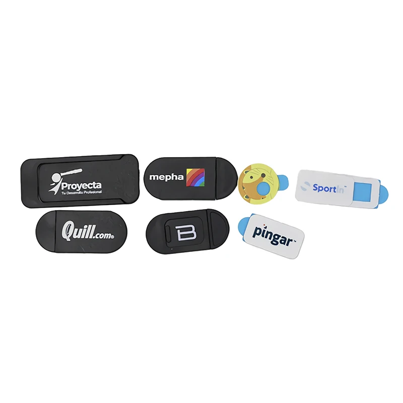 

Customized Logo Portable Mobile Phone Camera Protective Cover, Black