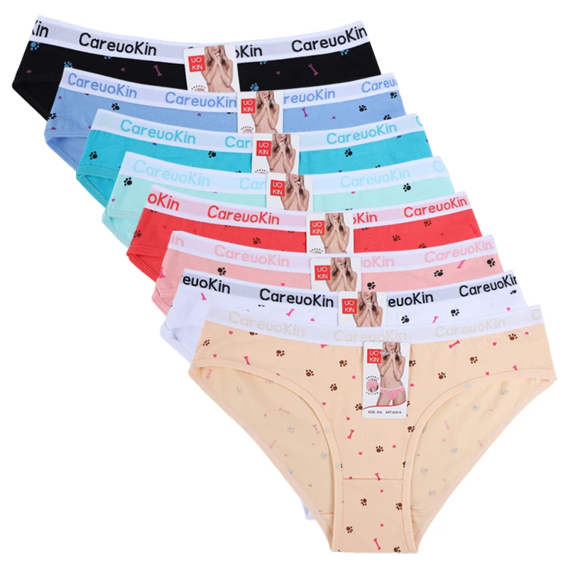 

UOKIN Wholesale ladies seamless underwear 100%Cotton panties Nude sexy short panty woman underwear, 8 colors