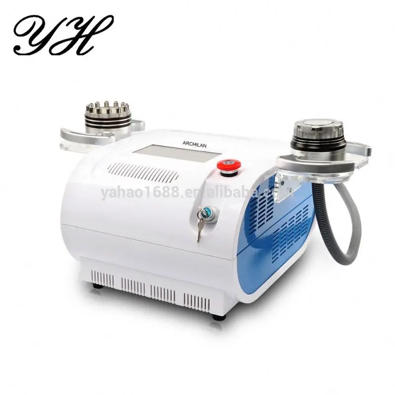 

Weight loss machine body sculpting 40k ultrasonic explosion fat removal vacuum cavitation rf slimming equipment, White