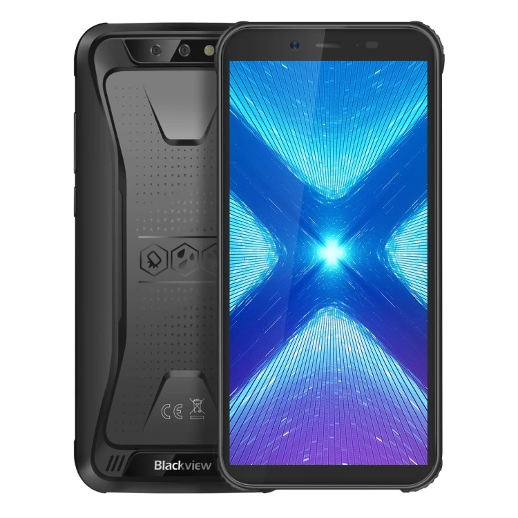 

In stock Blackview BV5500 Plus Rugged Phone 3GB+32GB 5.5 inch 4400mAh Battery Android 10.0 Dual Back Cameras Mobile Phones