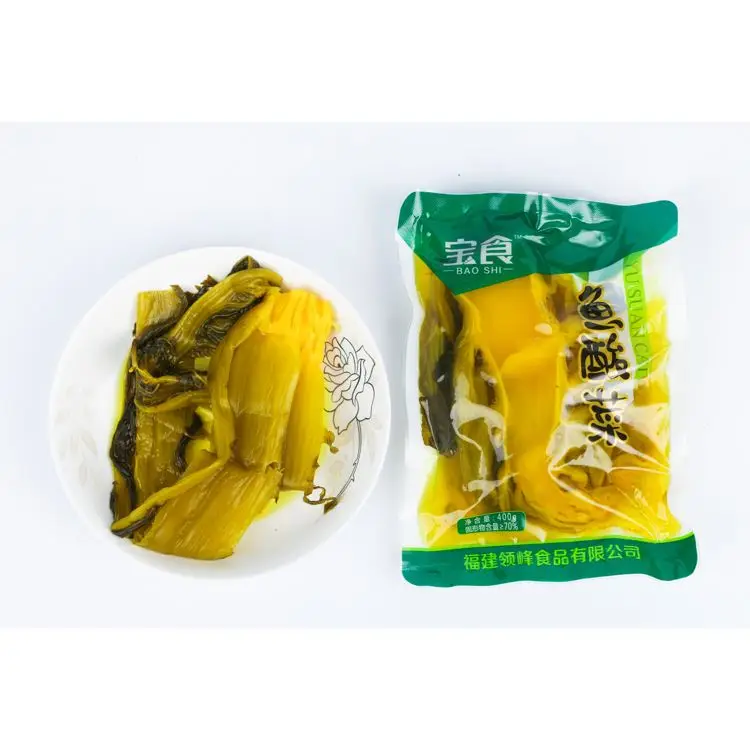 
Factory new arrival vegetable cans manufacturer Chinese preserved vegetable pickle 