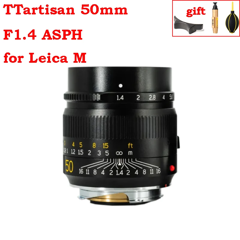

TTartisan M 50mm F1.4 ASPH Camera Lens for Leica M Mount Camera Large Aperture Lens MF Manual focus MF lens