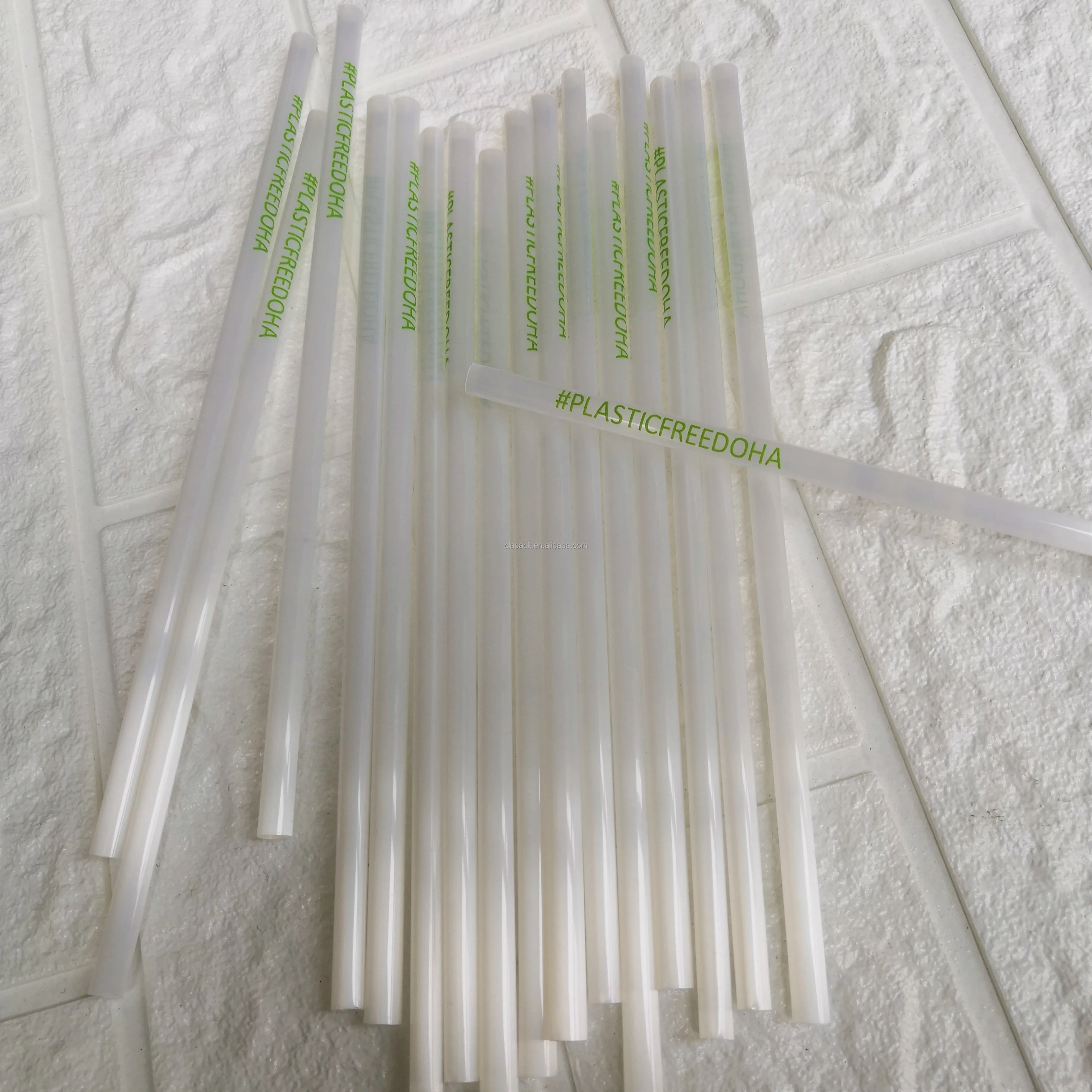 Disposable Cocktail Straws Compostable Pla Stirrer Made Of Corn Pla