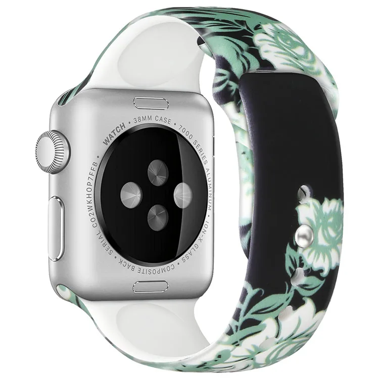 

Coolyep supplies fancy silicone wath bands watch strap for apple watch, Optional