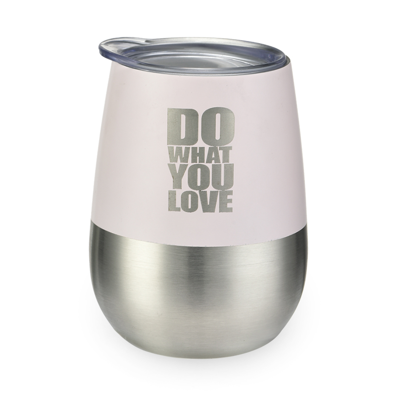 

12oz Stainless Steel Tumbler Vacuum Insulated Coffee Cup Double Wall Travel Flask Mug with flip Proof Lid