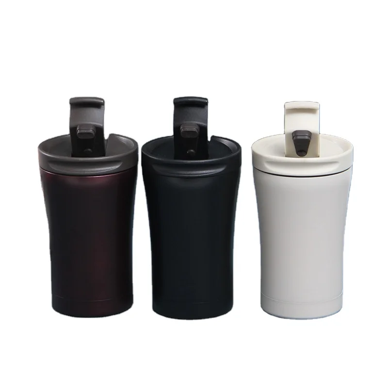 

Hot sale 304 stainless steel coffee cup outdoor fashion vacuum flask cup flip cover 500ml car tumbler, Customized color acceptable