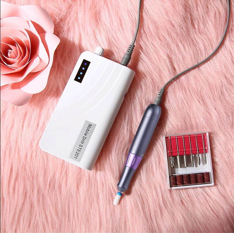 

Nail Manufacturer High Quality Manicure Wireless Nail Drill Machine Supply Electric Portable Acrylic Nail Drill