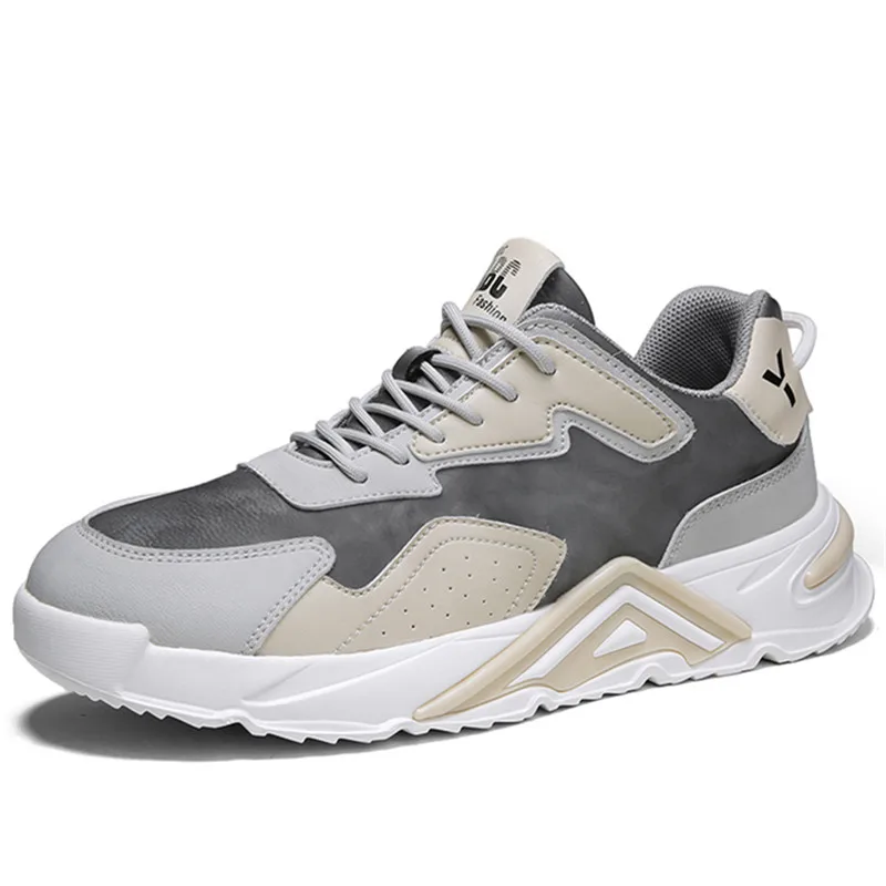 

Dropshipping Custom Logo Autumn New Casual Chunky Sneakers for Men Light Platform Footwear Running Sport Shoes Men 2021