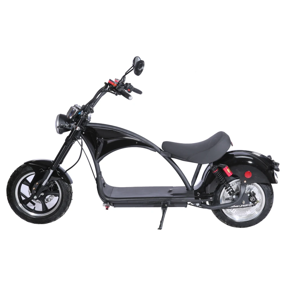 

Europe Warehouse 18 Inch Fat Tire City Coco Scooter 20A Electric Citycoco 3000W with Factory Price, Black, red, yellow, blue, pink, green