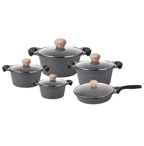 Image of Momcoc 10pcs Classic nonstick cookware set
