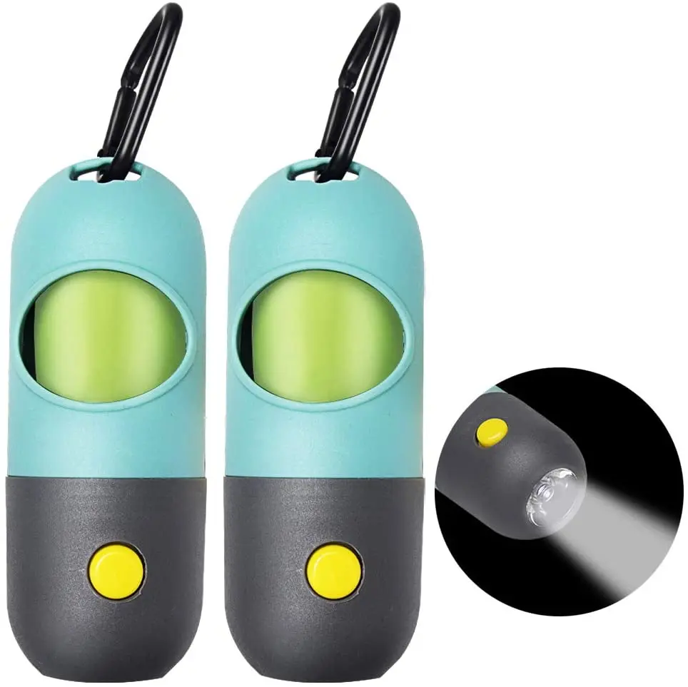 

Pet Waste Bag Dispenser for Dog Waste Carrier Green Black Pet Supply Accessory Dog Cat Small Tools Poop Bag Holder, 3 colors