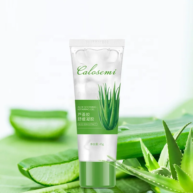 

FREE SAMPLE CALOSEMI Korea Skin Care Best Natural Anti Acne Soothing Repair Organic 100% Natural Pure Aloe Vera Gel For Face