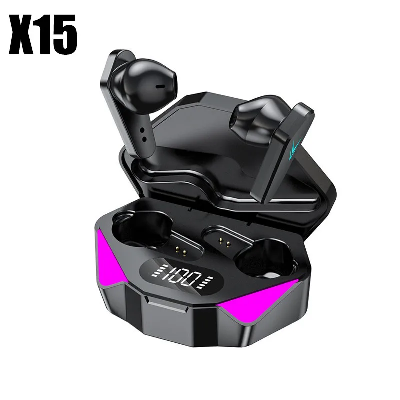 

Without delay X15 BT5.2 As a stand condenser microphone breathing light Wireless Earphone gaming headset