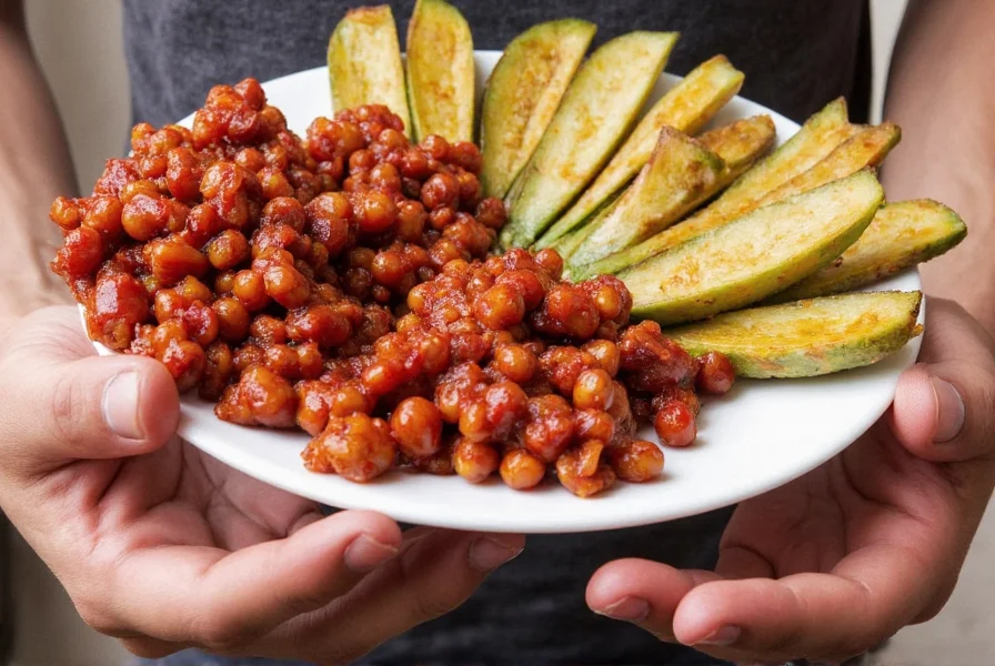 Traditional Indonesian dishes with ketcap manis