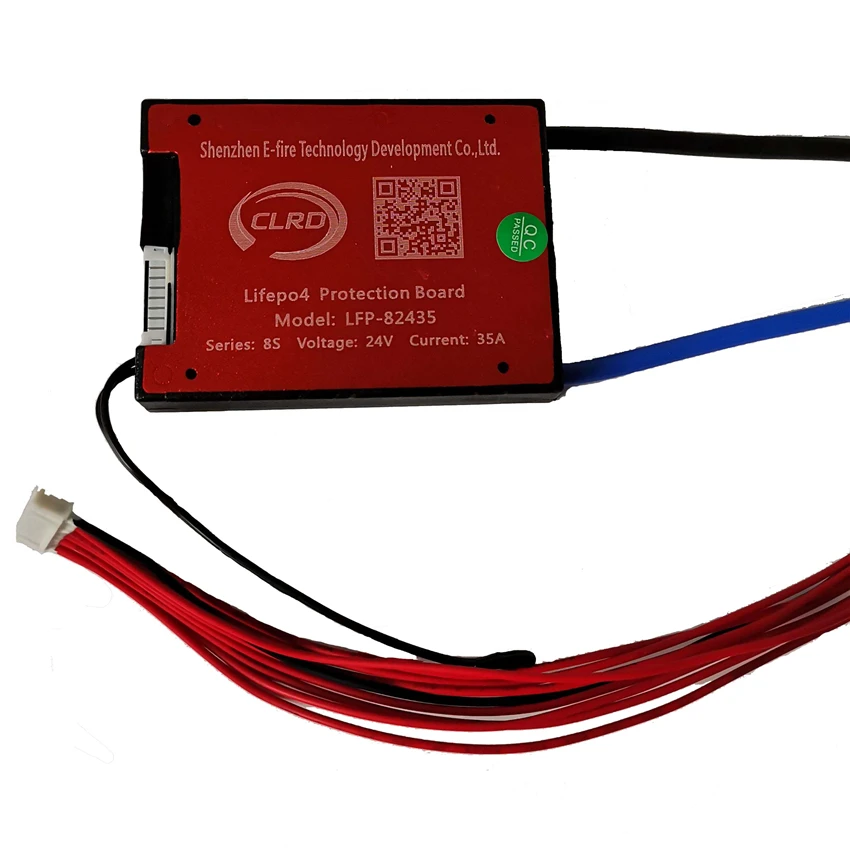 8S 24V 30V Lifepo4 Battery Pack with BMS 15A-60A & Waterproof