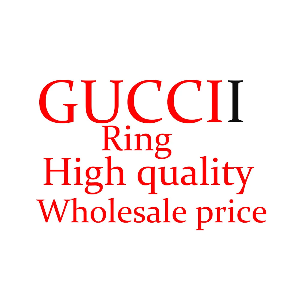 

High quality letter G glossy ring jewelry wholesale