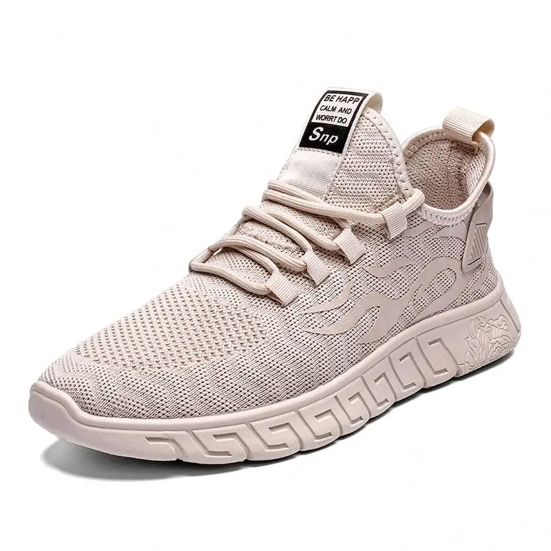 

Hot sale lightweight breathable mesh fashion sneakers casual men's sports shoes men, Optional