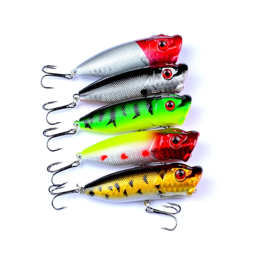 

TY 11g classic lure 7.3cm popper fishing lure Attractive Splash water jigging lure Jig Light Jointed Vibrations water, 8 colors
