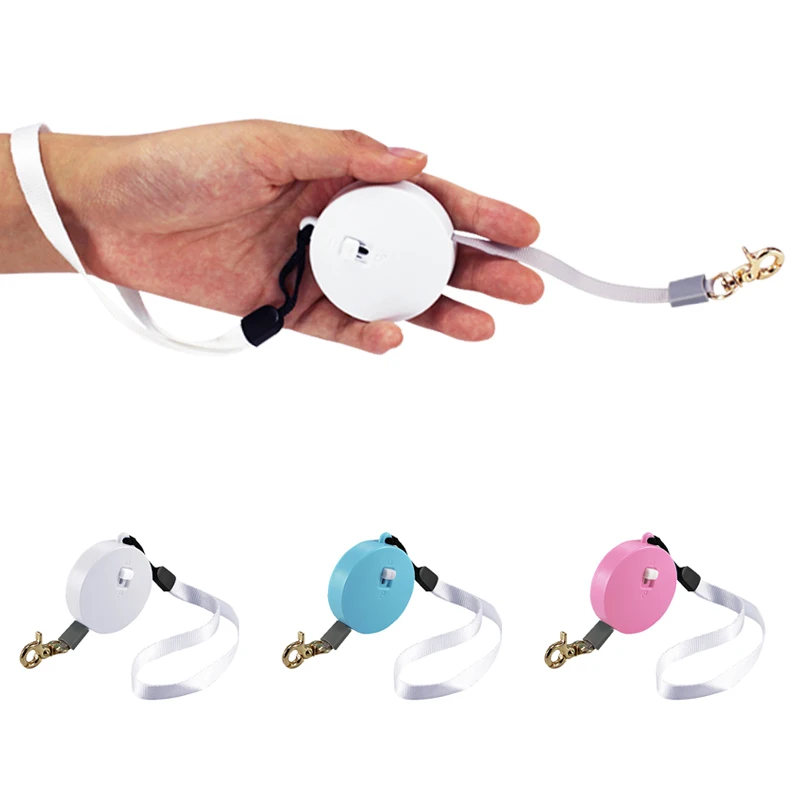 

Small Animal Leash Pet Walking Leads Mini Dog Leash puppy Leash for Small Dogs 2 M Mini size, Pink/blue/white