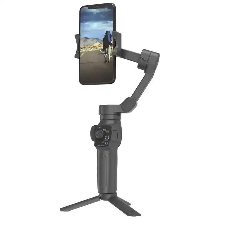 

KALIOU New Arrival L9 3 Axis 360 Rotation Phone Gimbal Stabilizer Pro Smart Auto Tracking Foldable Phone Gimbal Stabilizer