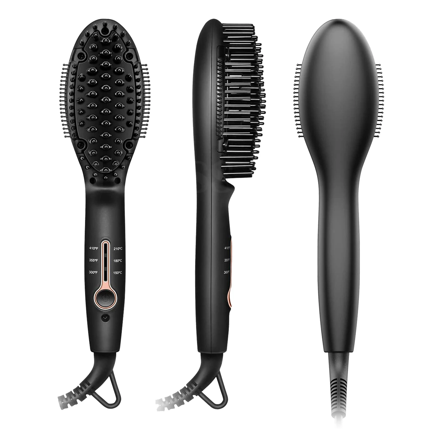 

Professional Dual-use Styling Straight Hair Comb Electric Ceramic Hair Straightener Brush For Home Use