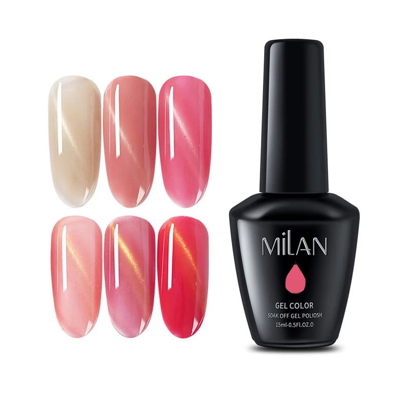 

Milan 15ml Nail Magnet 3D Naked powder Cat Eye Gel UV Nail Art Magnetic Gel Polish