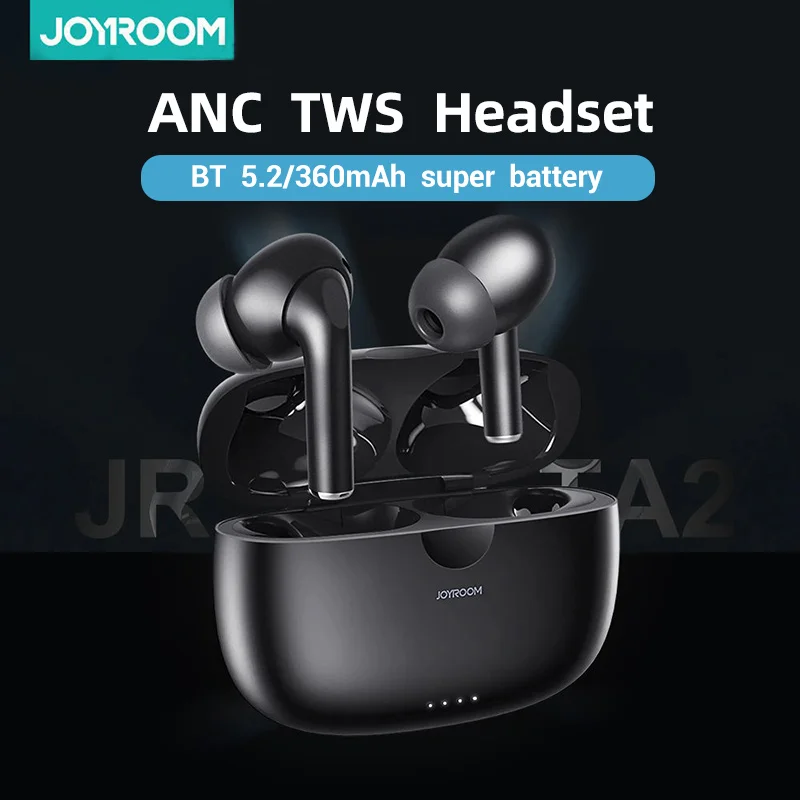 

JOYROOM BT5.2 ANC Noise Reduction Wireless Earbuds JR-TA2 Gaming Headset 24H Long Endurance Time 2021 New TWS Earphone Headphone