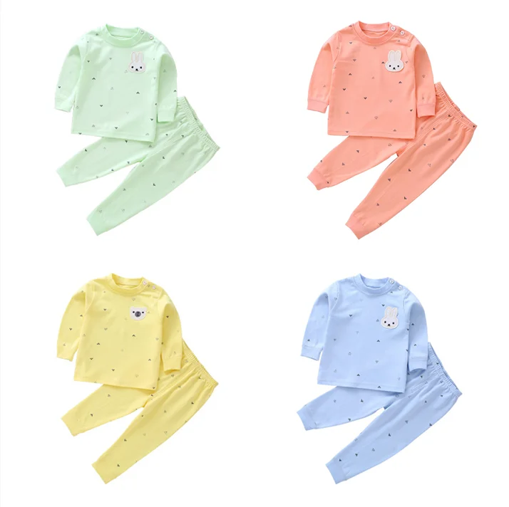 

2020 Spring Autumn clothing cotton cartoon animal clothes underwear suits baby clothing sets for wholesale, As pic shows, we can according to your request also