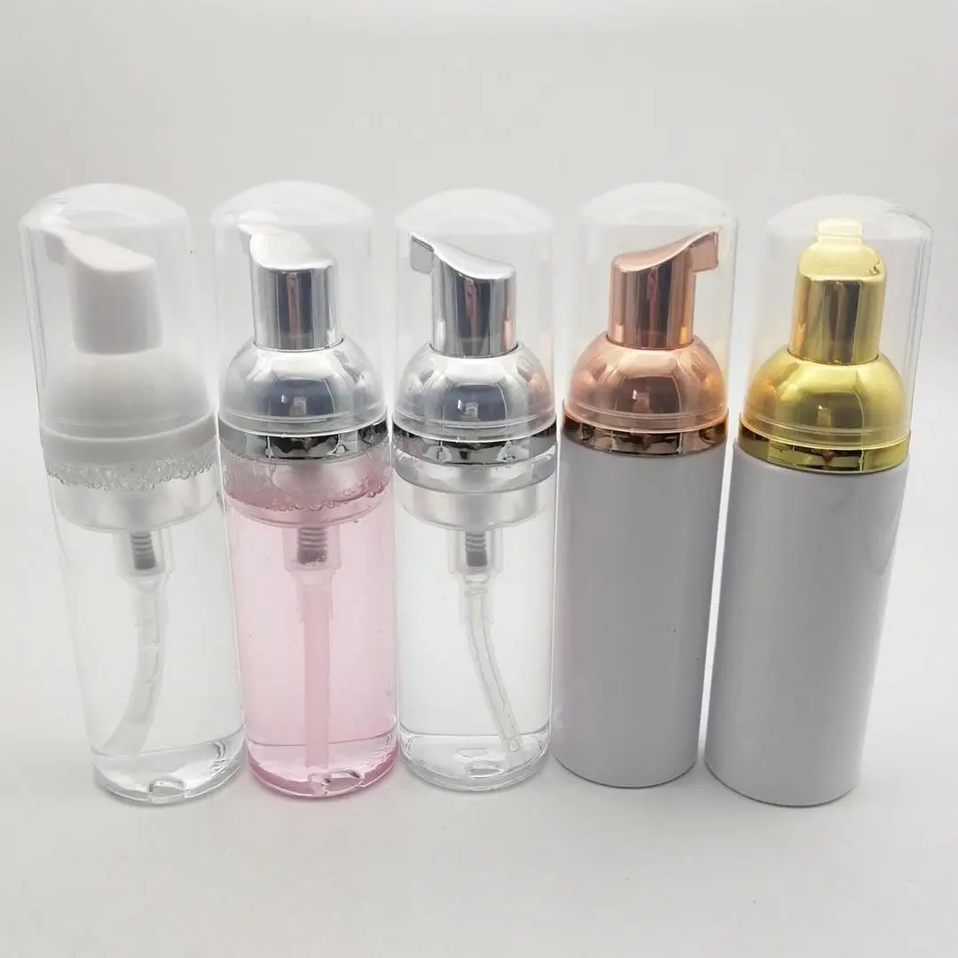 

OEM private label eyelash extension cleanser foam shampoo lash shampoo eyelash shampoo bottle, White, gold, rose gold