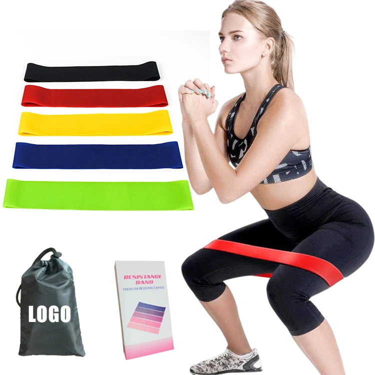 

Pilates Loop Manufacturer Exercise Accessories Latex Booty Bands Abdominal Crunch Strap Fitness Rubber Resistance Band, 3 options as picture