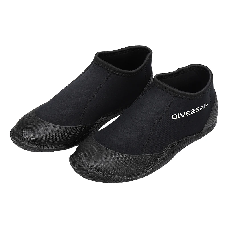 DIVE&SAIL 3mm Soft Neoprene Non-Slip Waterproof Thermal Durable Eco-Friendly Low Cut Water Shoes for Men Women