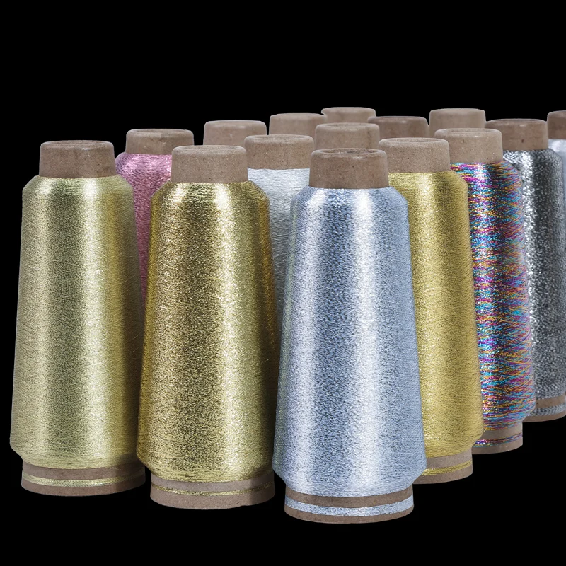 
Dyed MH MX MS Metallic Yarn for weaving socks fashion cloth Embroidery Shoe Vamp Yarn Metallic Dyed 