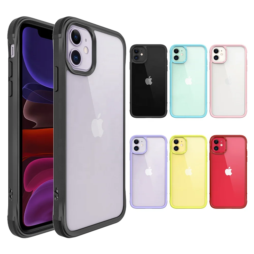 

High quality thicker anti-scratch shockproof camera protective cellphone case cover for iPhone 11 pro 12 13 pro max armor case, 7 colors