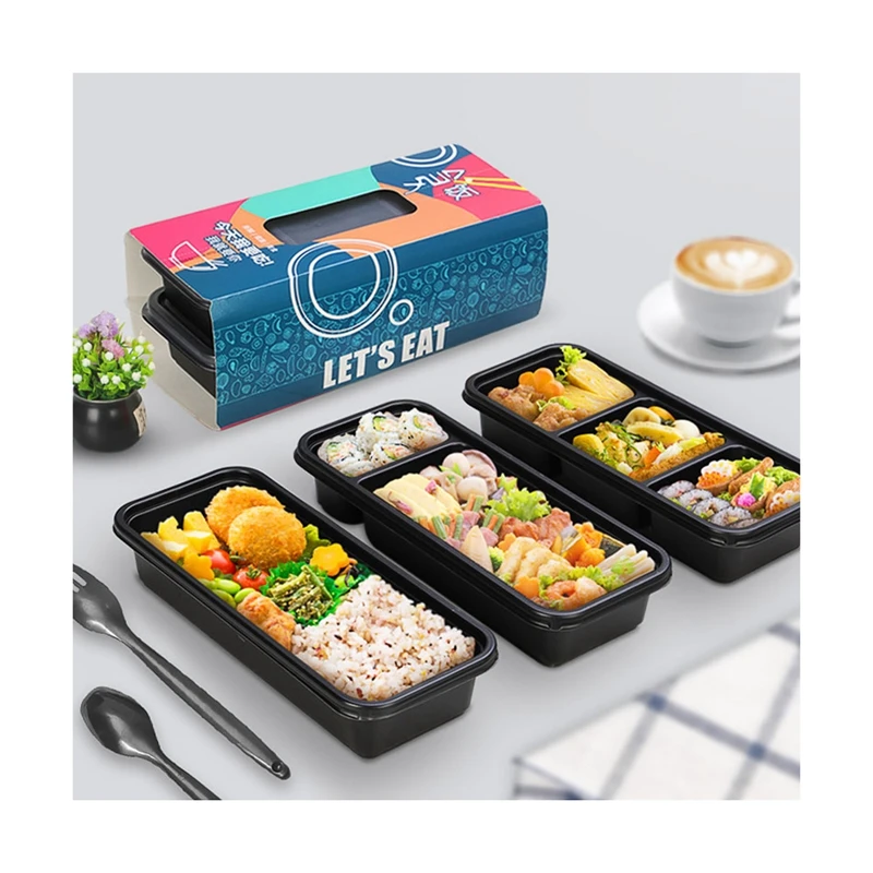 

600ML Eco Friendly Microwave Safe Meal Prep Containers Bento Lunch Box