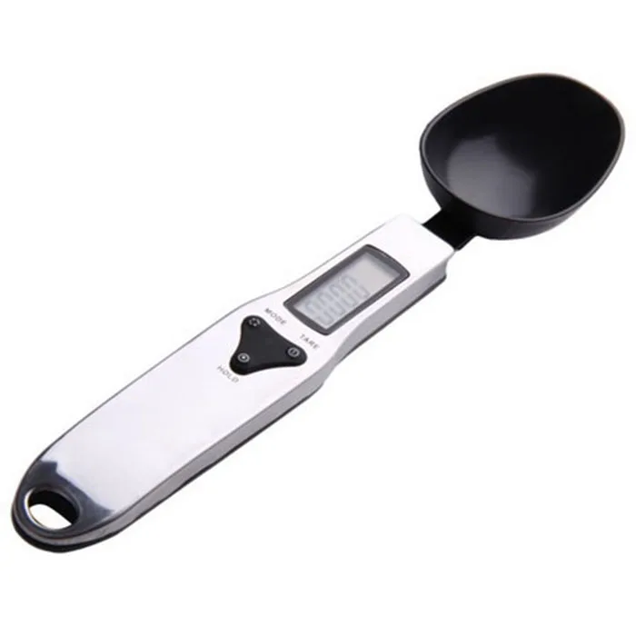 

J&R 2021 Household New Innovative Tech Cool Smart Kitchen Accessories Electronic Pet Spoon Scale Home Gadgets, Black