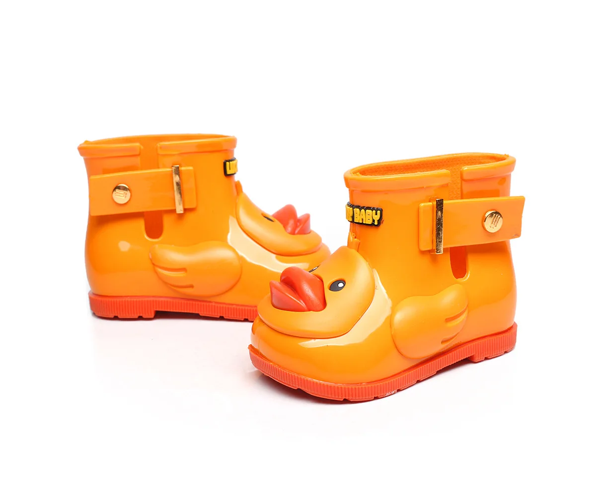

Baby Boys Girls Anti-Slip Rubber 2021 Cute Design Rain Boots Waterproof Rain Shoes Children Rain Shoes, Yellow pink