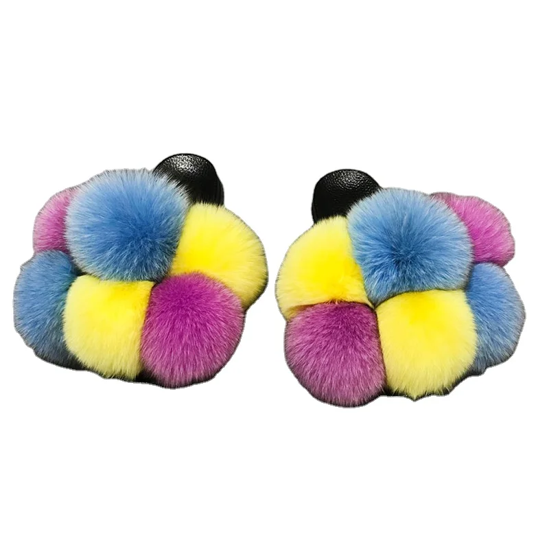 

Cheap Woman Slippers 2021 Luxury Fur Slippers Best Price, 40 colors