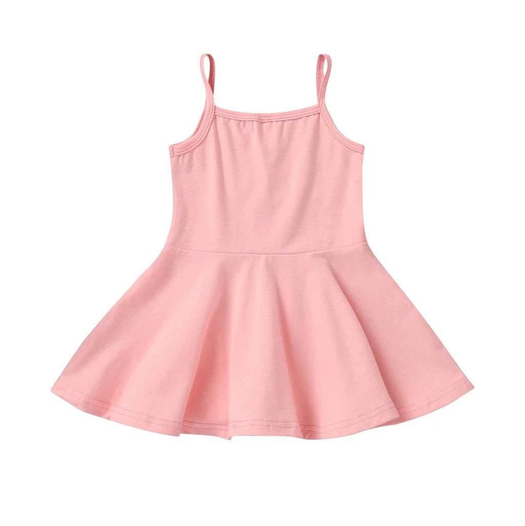 

Summer Toddler Girls Dress Cotton Casual Slip Dress for Kids Fashion Girls Clothing