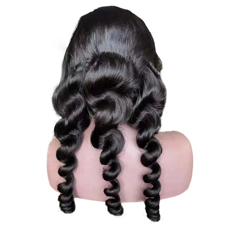 

Best Selling Cuticle Aligned 100% Human Hair Transparent Swiss Lace 4x4 Closure Wig Loose Wave Professional Agency Purchase