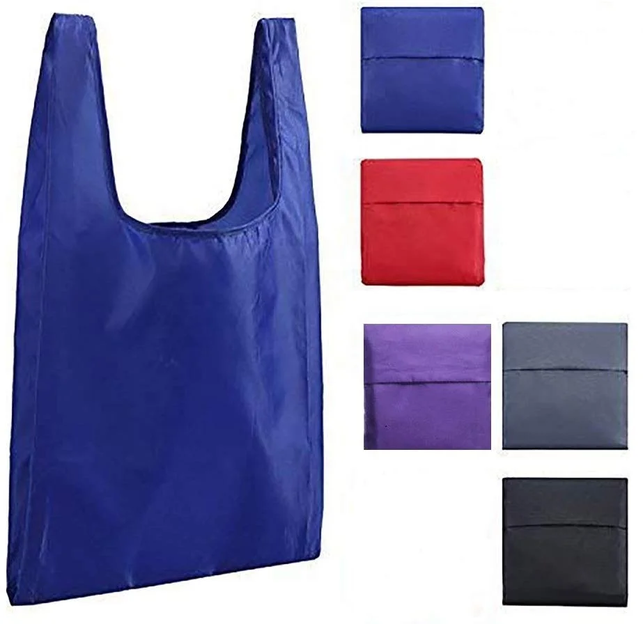 

Nylon Foldable Reusable Eco Friendly Shopping Bag, 50 different colors