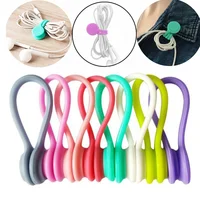 

Earphone Cord Winder Cable Holder Organizer Key storage Clips Multi Function Durable Magnet Headphones Winder Cables