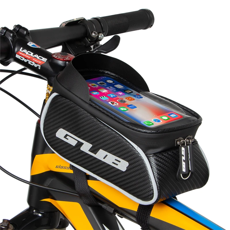 

GUB 923 Mobile Phones Storage Bike Scooter MTB Mount Waterproof Bike Phone Front Frame Bag Bicycle Bag For Smartphone