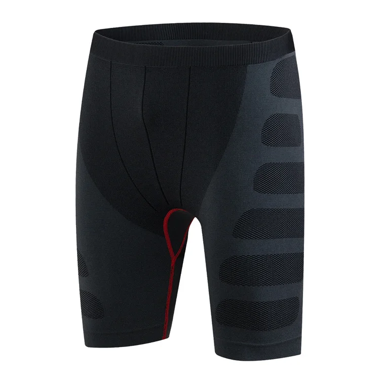 

Gulidd 2021 new fashion gym shorts men Soft and stretch microfiber seamless compression boxer men's shorts