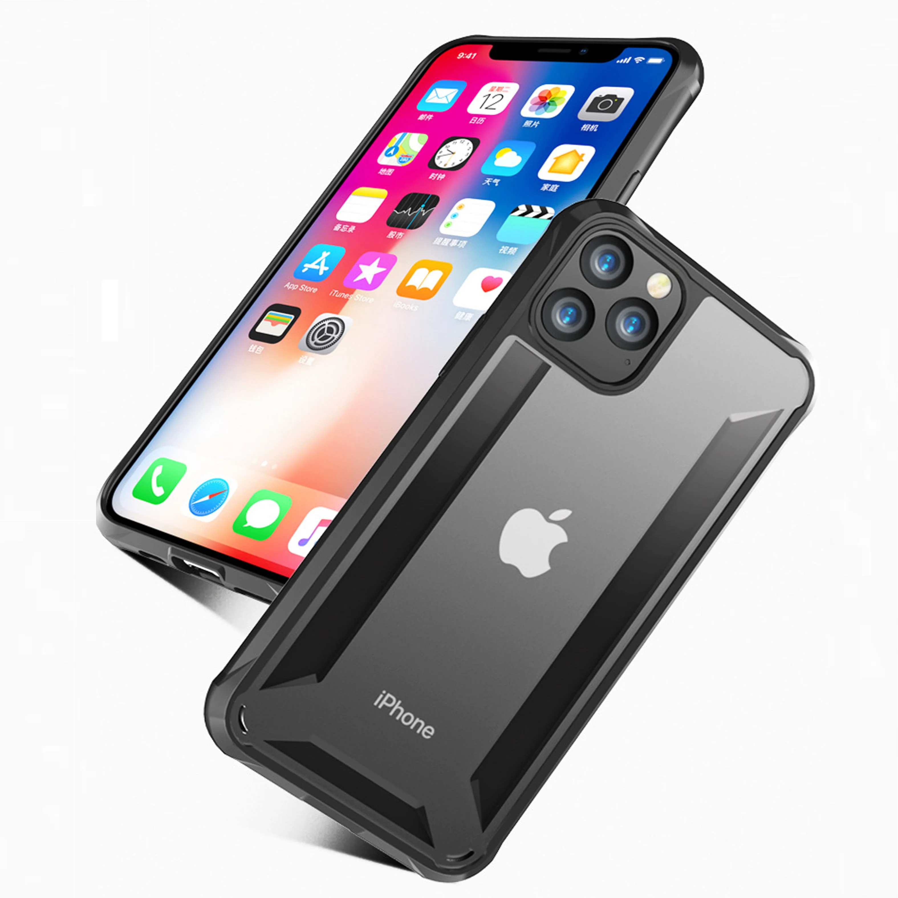 

For iPhone XI Shockproof Case, Phone Cases for iPhone XI 2019 New, Black, red, green